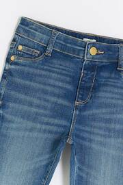 River Island Blue Girls Mid Wash Molly Jeans - Image 4 of 4