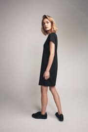 The Set Black/Grey/White Stripe Short Sleeve T-Shirt Dress 3 Pack - Image 5 of 8