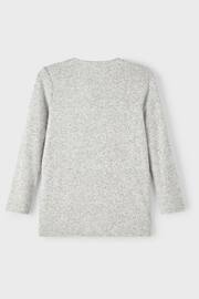 Name It Grey Knitted Cardigan with Pockets - Image 2 of 4