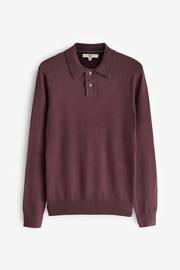 River Island Purple Knitted Polo Jumper - Image 7 of 7