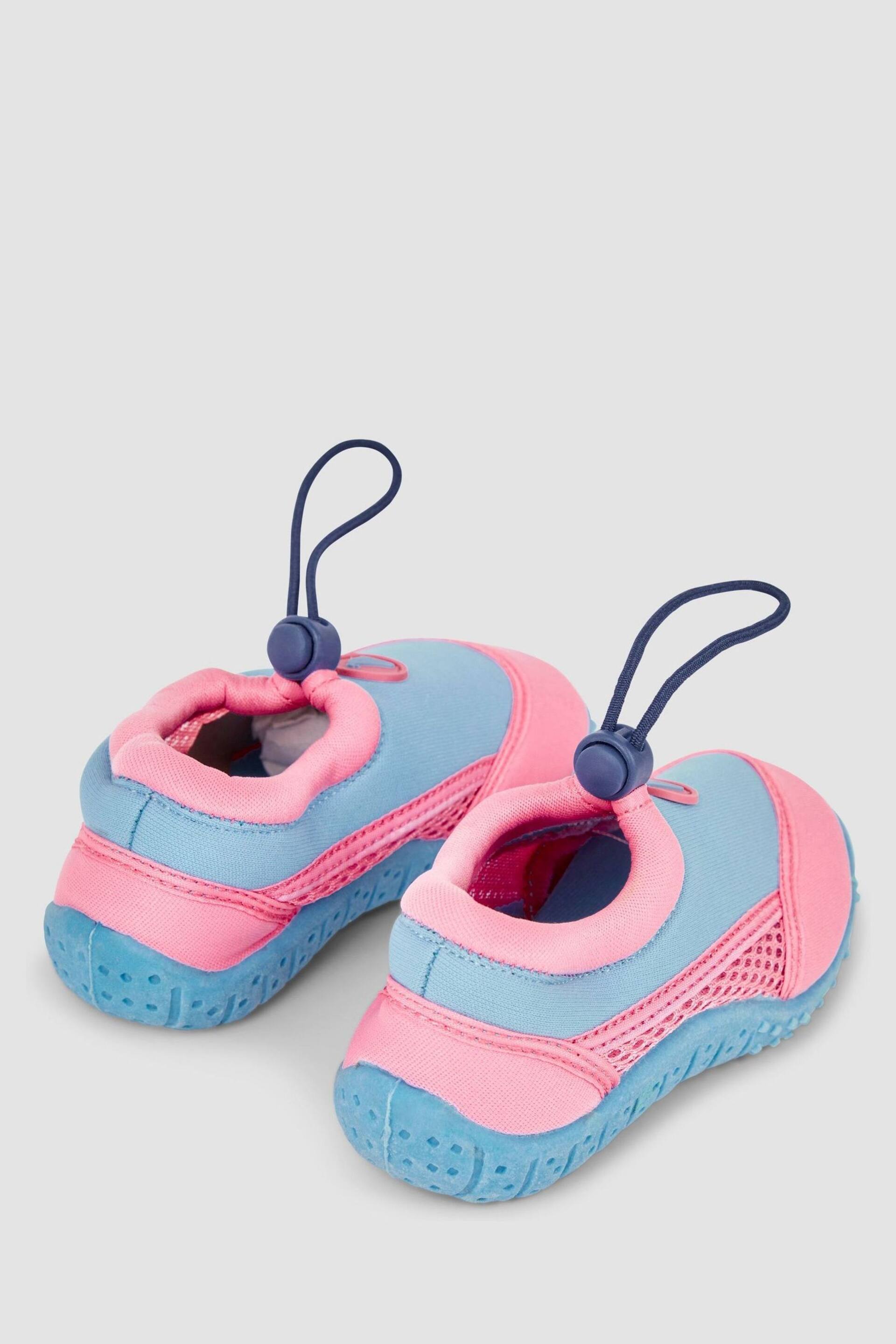 JoJo Maman Bébé Blue Beach & Swim Shoes - Image 2 of 4