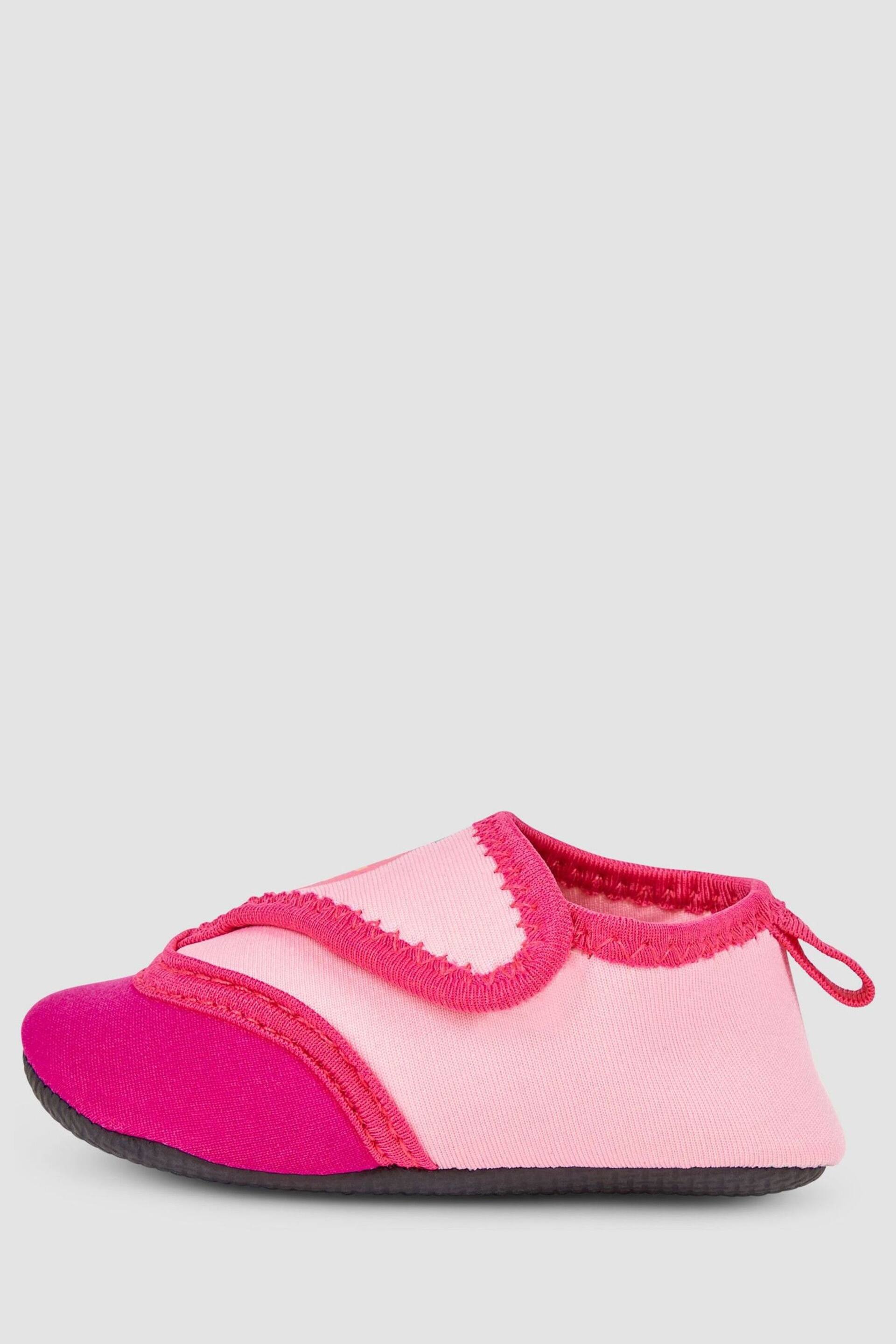 JoJo Maman Bébé Pink Baby Beach And Swim Booties - Image 4 of 4