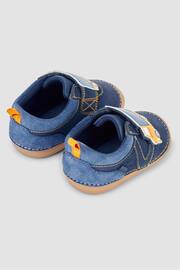 JoJo Maman Bébé Navy Construction Pre-Walker Shoes - Image 2 of 4