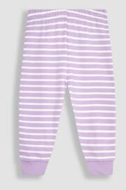 JoJo Maman Bébé Pink 2-Pack Dino Jersey Pyjamas - Image 7 of 9