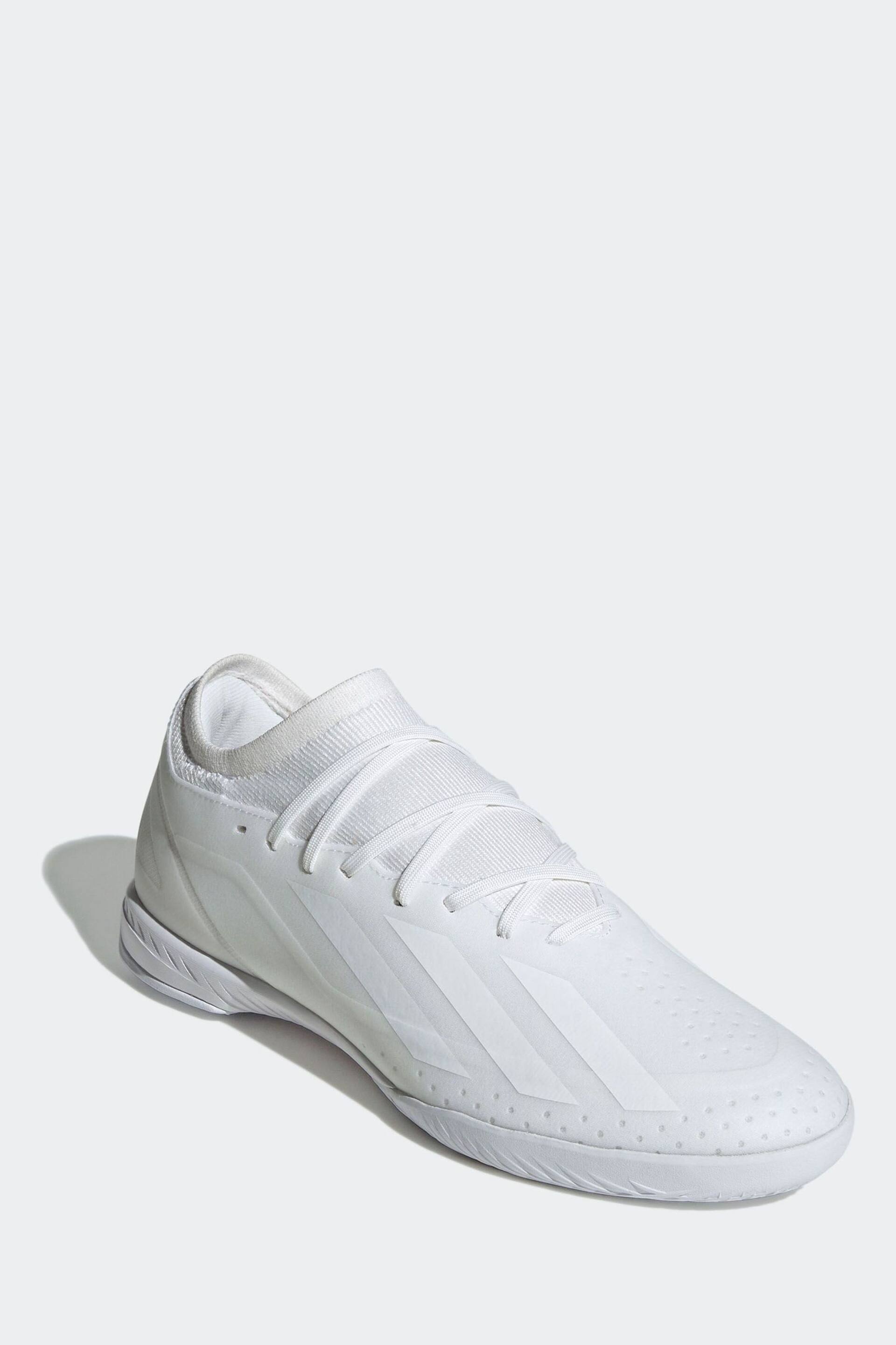 adidas White X Crazyfast.3 Indoor Boots - Image 2 of 8