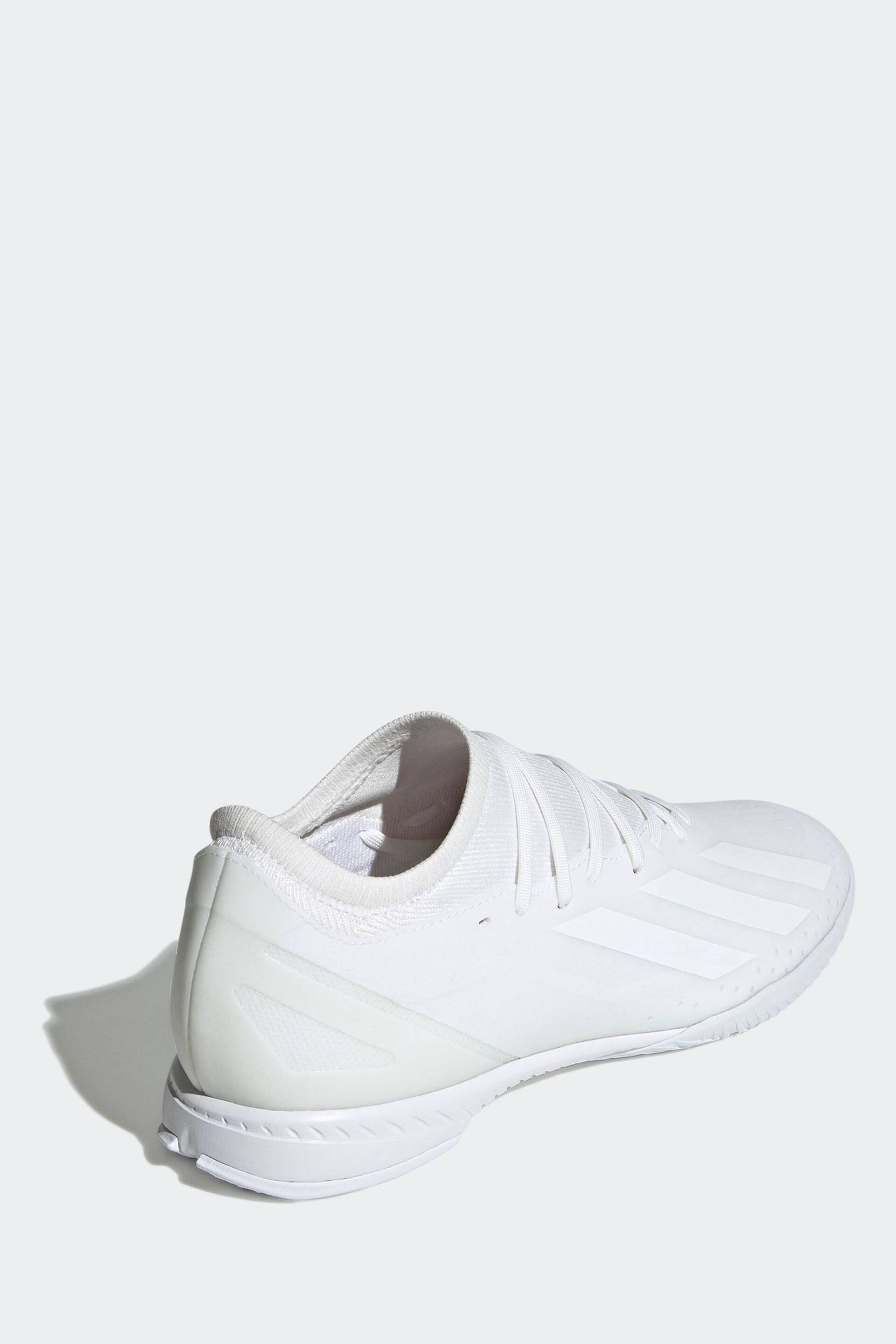 adidas White X Crazyfast.3 Indoor Boots - Image 3 of 8