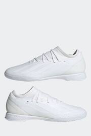 adidas White X Crazyfast.3 Indoor Boots - Image 4 of 8