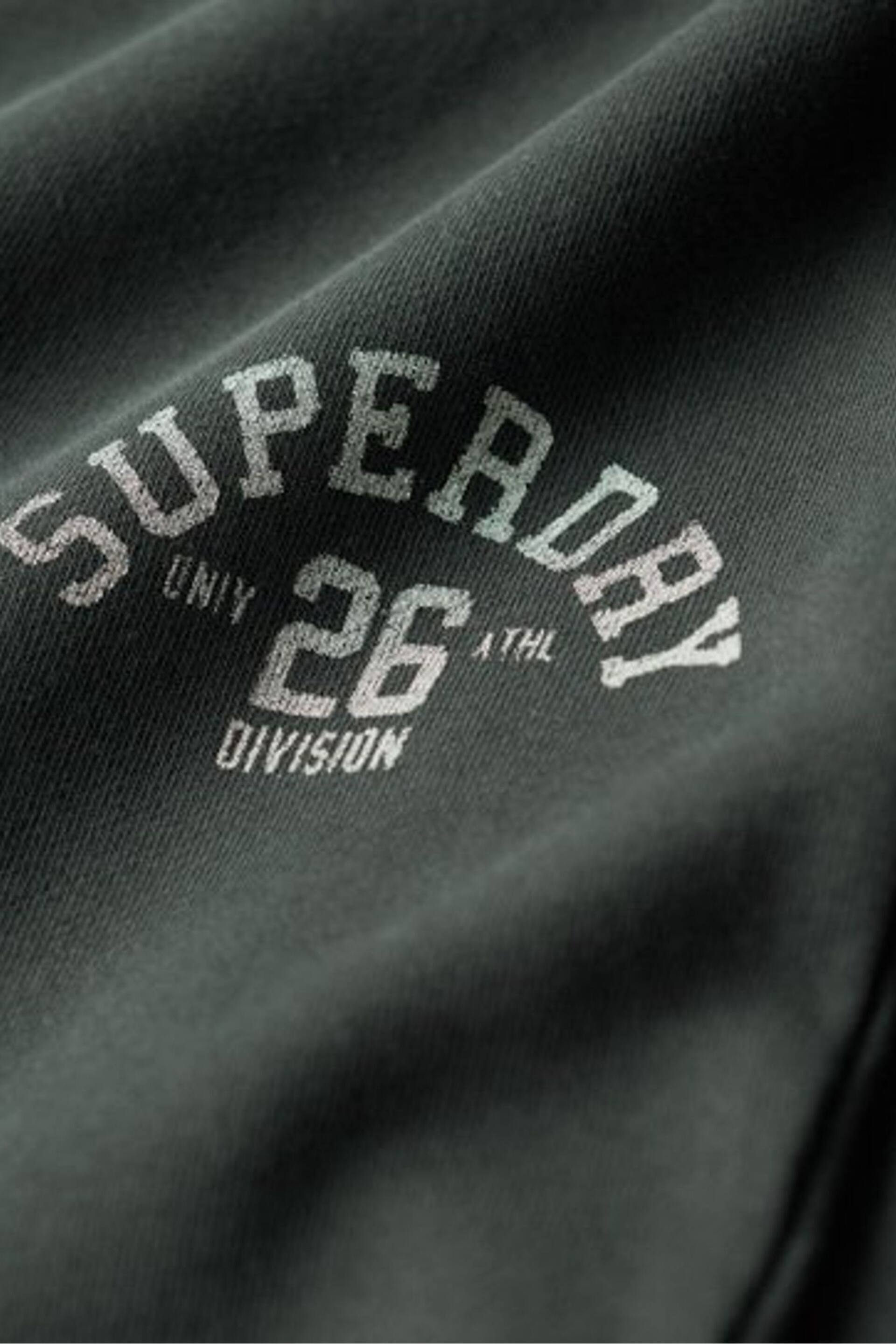Superdry Green Athletic Essential Jersey Flare Joggers - Image 5 of 6