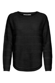 ONLY Black Textured Knitted Jumper - Image 4 of 5