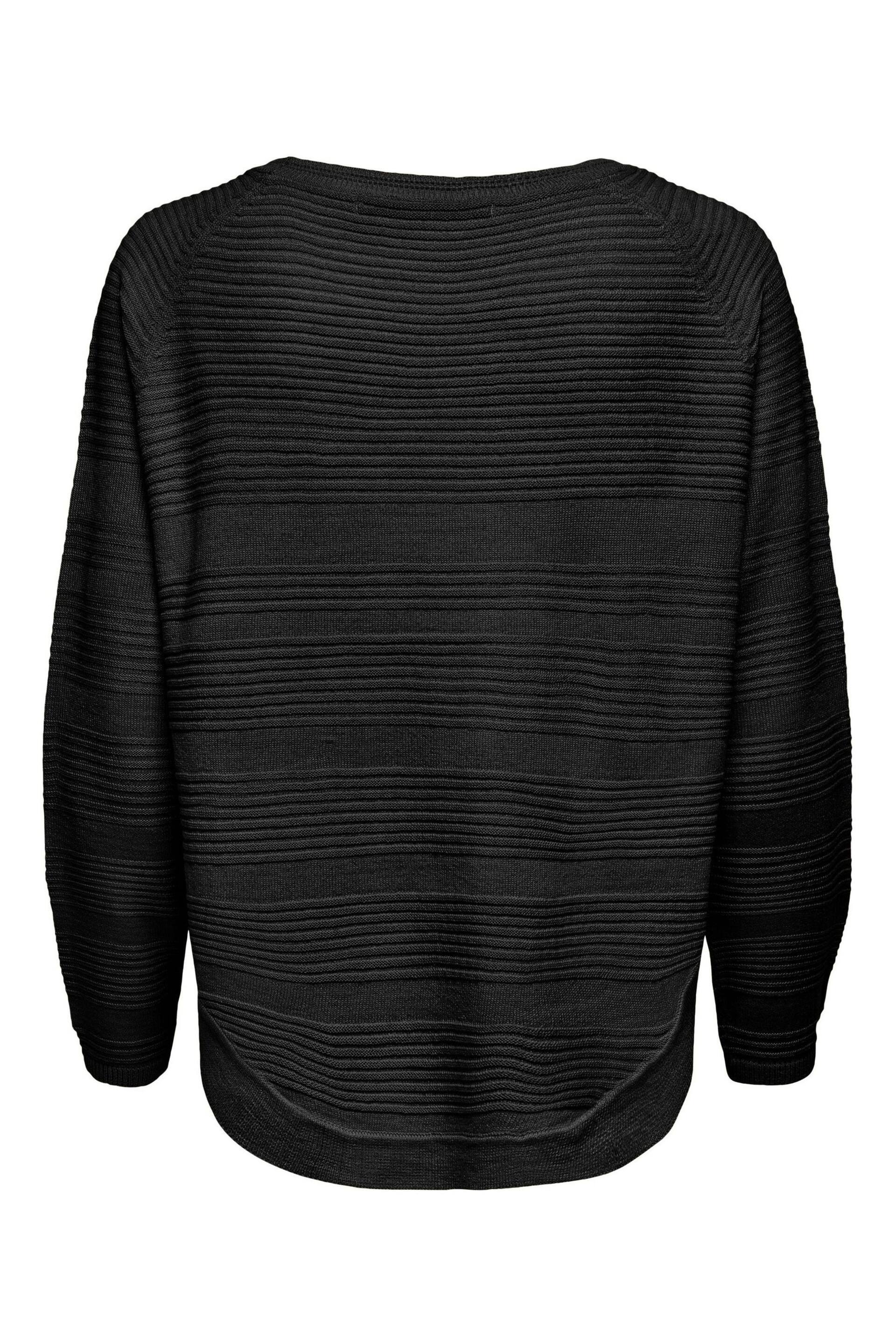 ONLY Black Textured Knitted Jumper - Image 5 of 5