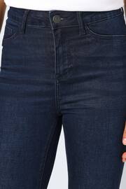 NOISY MAY Blue High Waisted Skinny Jeans - Image 4 of 5