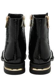 Lotus Onyx Black Zip-Up Ankle Boots - Image 3 of 4