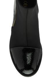 Lotus Onyx Black Zip-Up Ankle Boots - Image 4 of 4