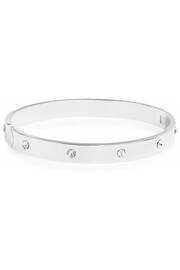 Jon Richard Silver Crystal Bangle - Image 1 of 1