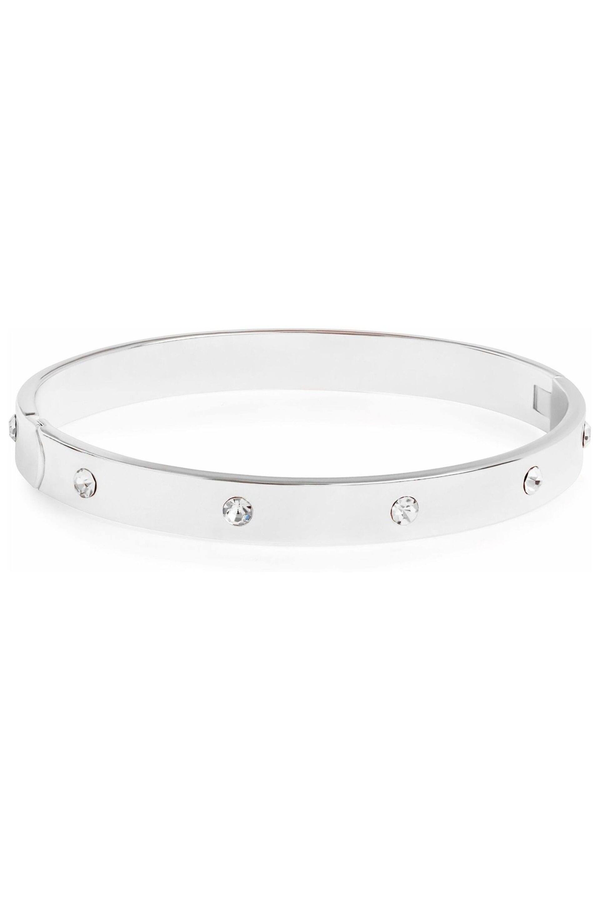 Jon Richard Silver Crystal Bangle - Image 1 of 1