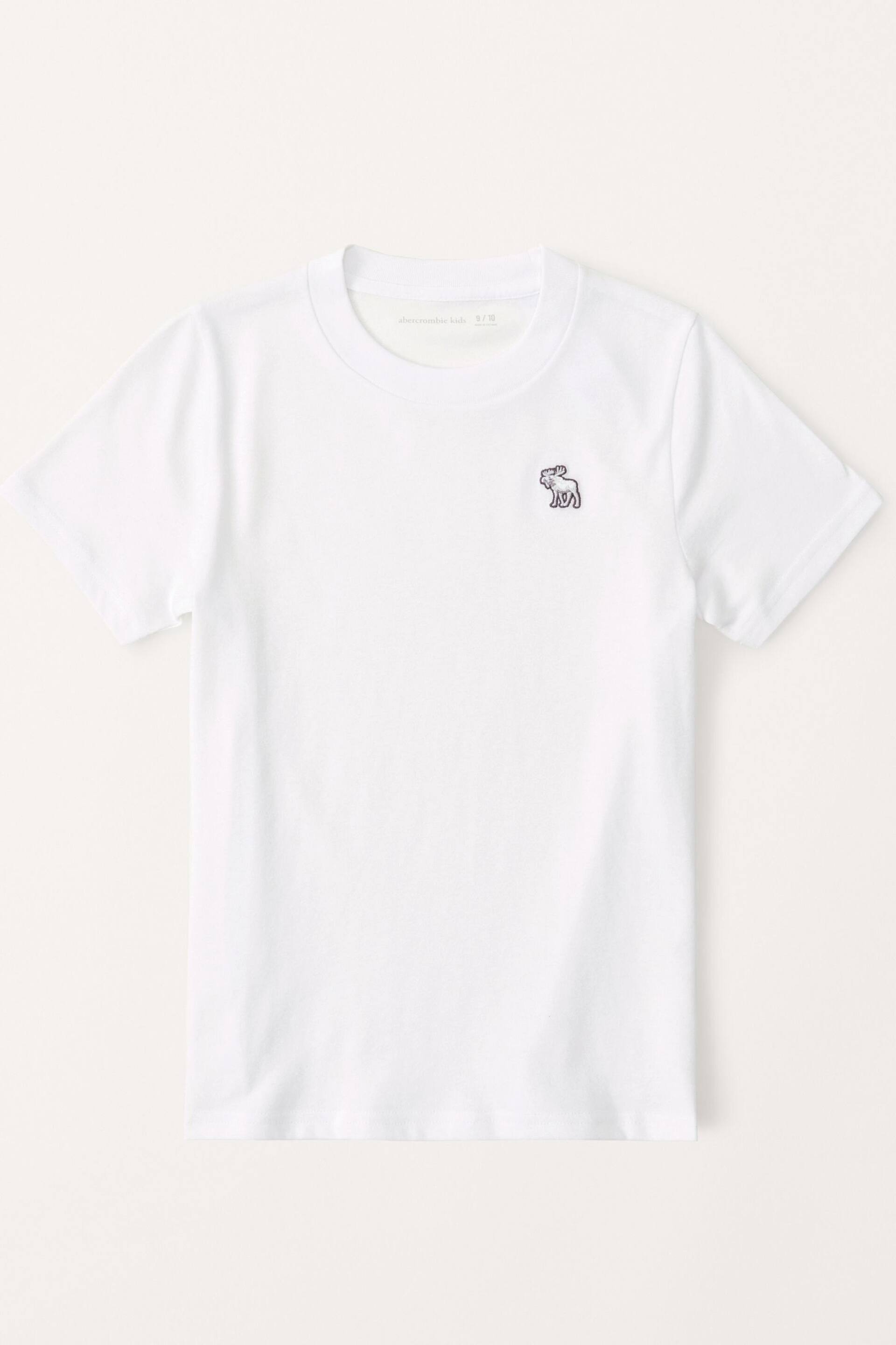 Abercrombie & Fitch Short Sleeve Logo White T-Shirt - Image 1 of 1