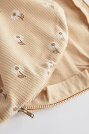 Ochre Yellow Daisy 1 Tog  Baby 100% Cotton Sleep Bag - Image 10 of 11