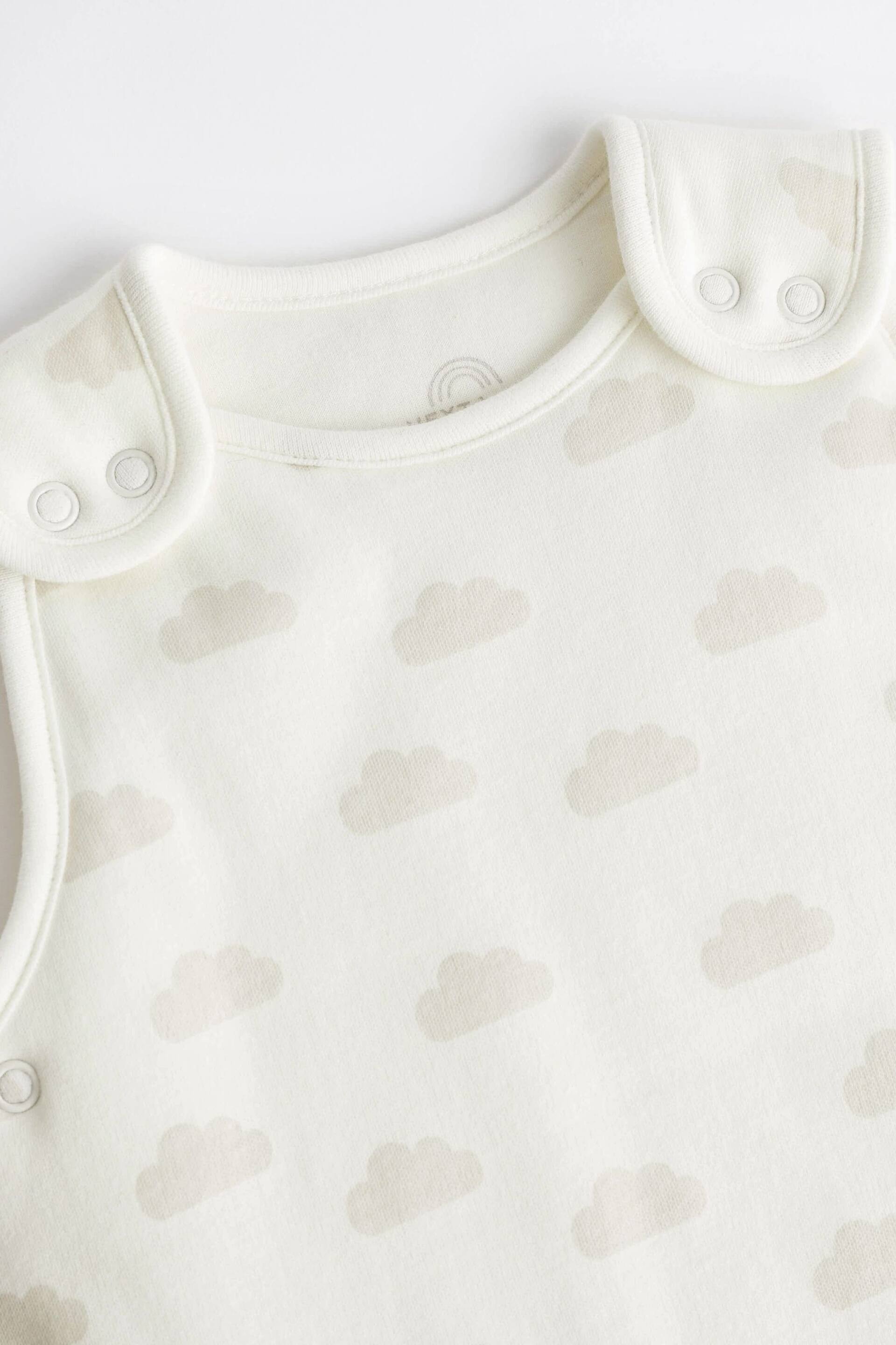 Grey Cloud 2.5 Tog Baby 100% Cotton Sleep Bag - Image 6 of 10