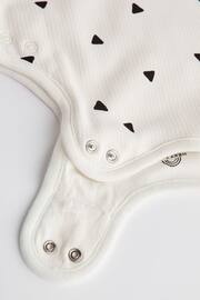 Black White Shape 1 Tog  Baby 100% Cotton Sleep Bag - Image 8 of 10