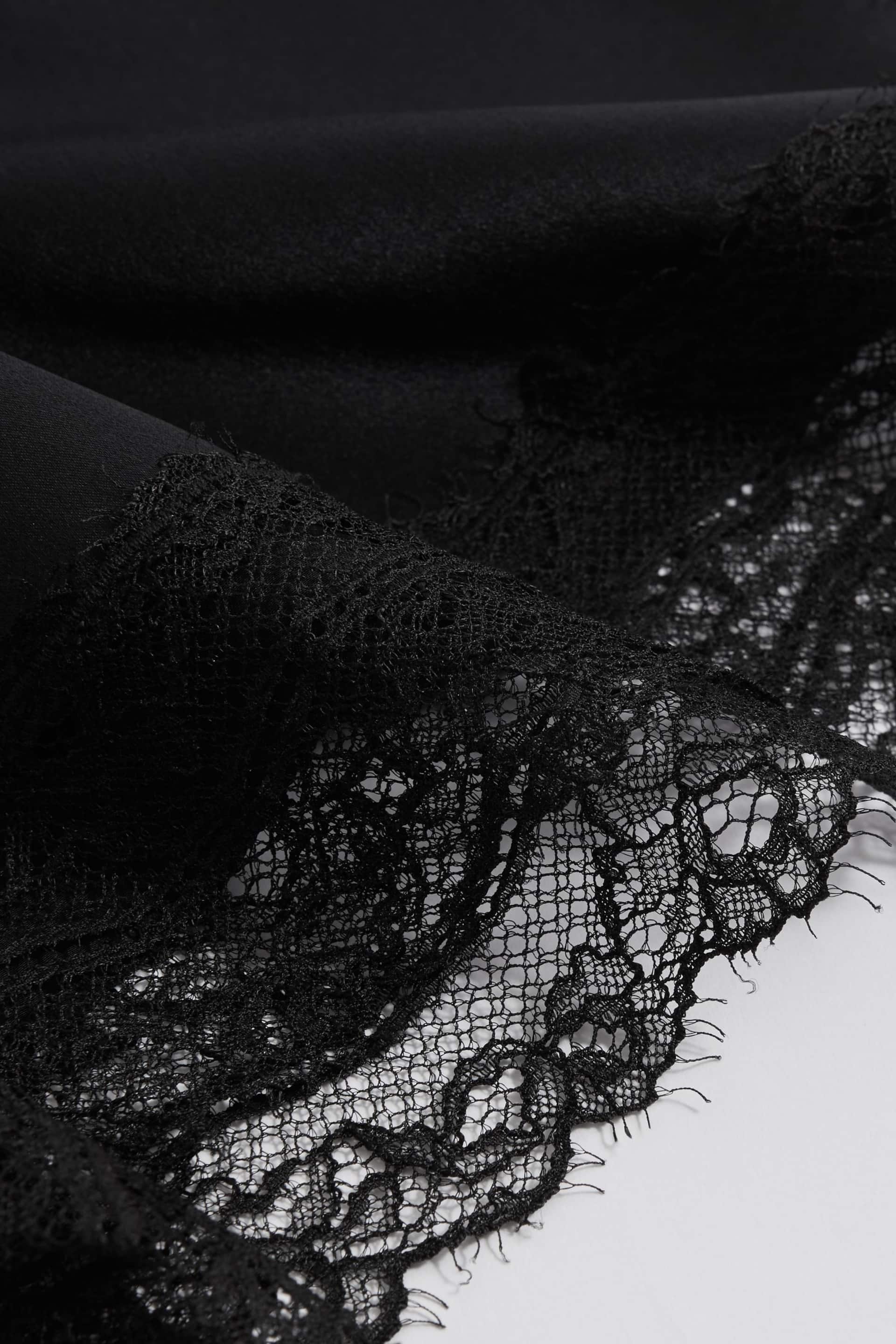 Atelier Silk Lace Trim Shorts - Image 5 of 5