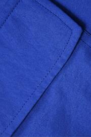 Ro&Zo Blue Petite Pocket Detail Midi Shirt Dress - Image 6 of 6