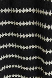 River Island Black Curve Wide Leg Crochet Trousers - Image 4 of 4