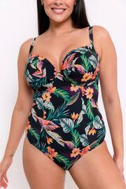 Curvy Kate Cuba Libre Padded Plunge Black Swimsuit - Image 2 of 3