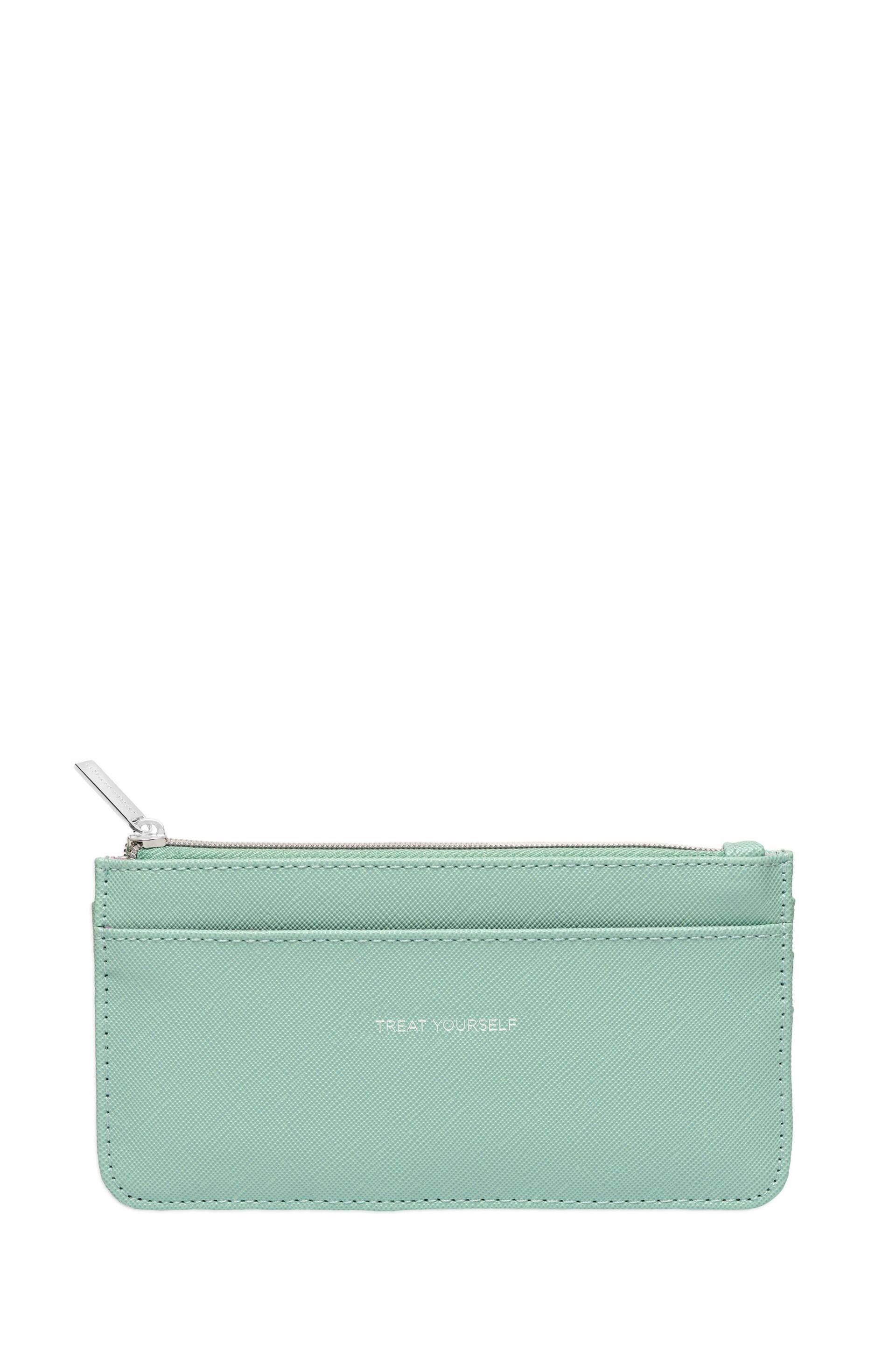 Estella Bartlett Green Treat yourself' Spearmint Long Card Purse - Image 2 of 3