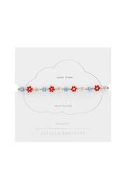 Estella Bartlett Gold Red, Blue Daisy Chain Bracelet - Image 3 of 3