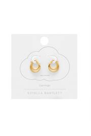 Estella Bartlett Gold Double Twisted Hoop Earrings - Image 2 of 3