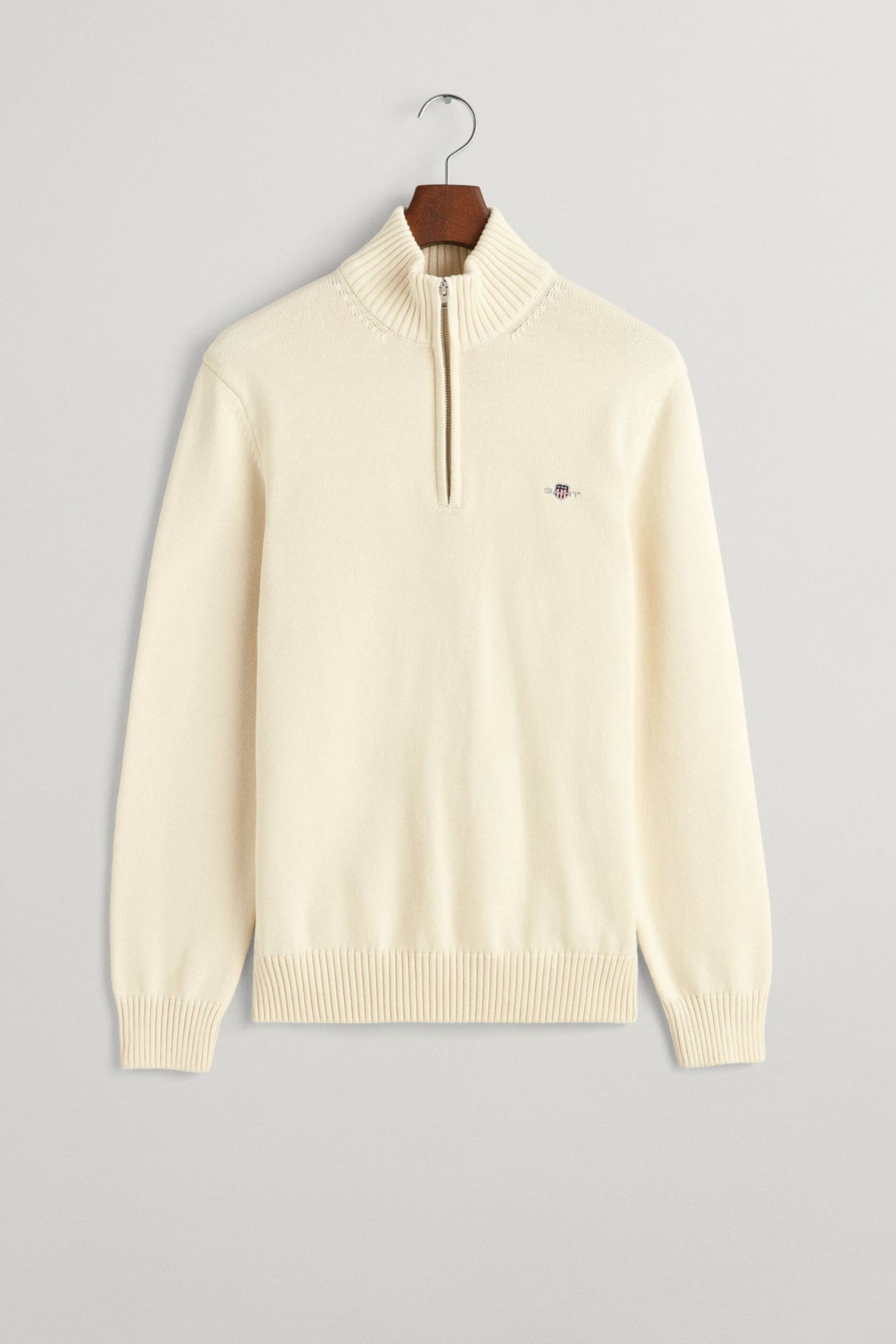 GANT Casual Cotton Halfzip Jumper - Image 5 of 6