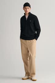 GANT Casual Cotton Halfzip Jumper - Image 3 of 5