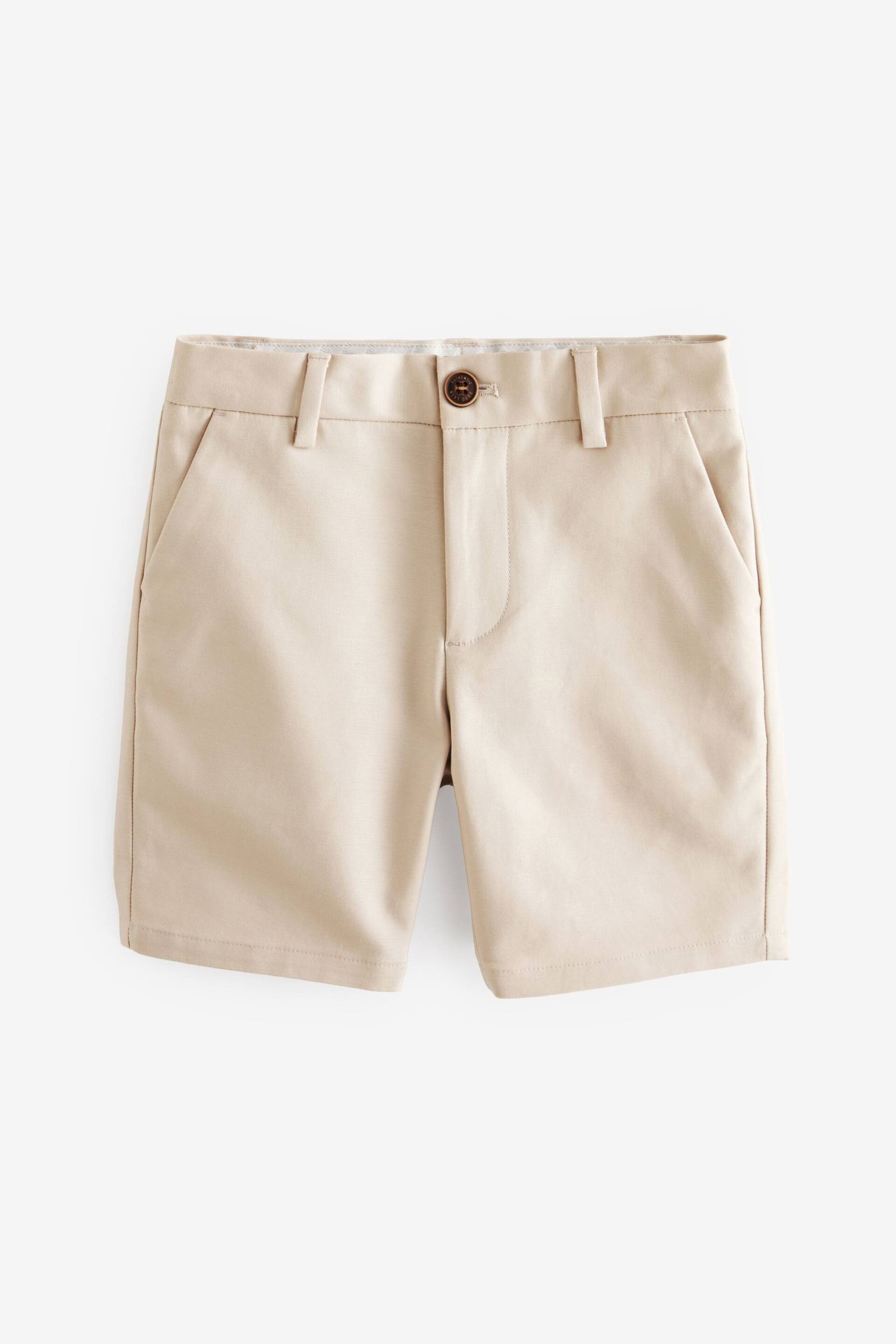Neutral Premium Chino Shorts (3-16yrs) - Image 4 of 6