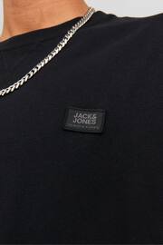 JACK & JONES Navy Blue Badge Logo T-Shirt - Image 4 of 5