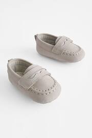 Neutral Moccasin Baby Shoes (0-24mths) - Image 1 of 6