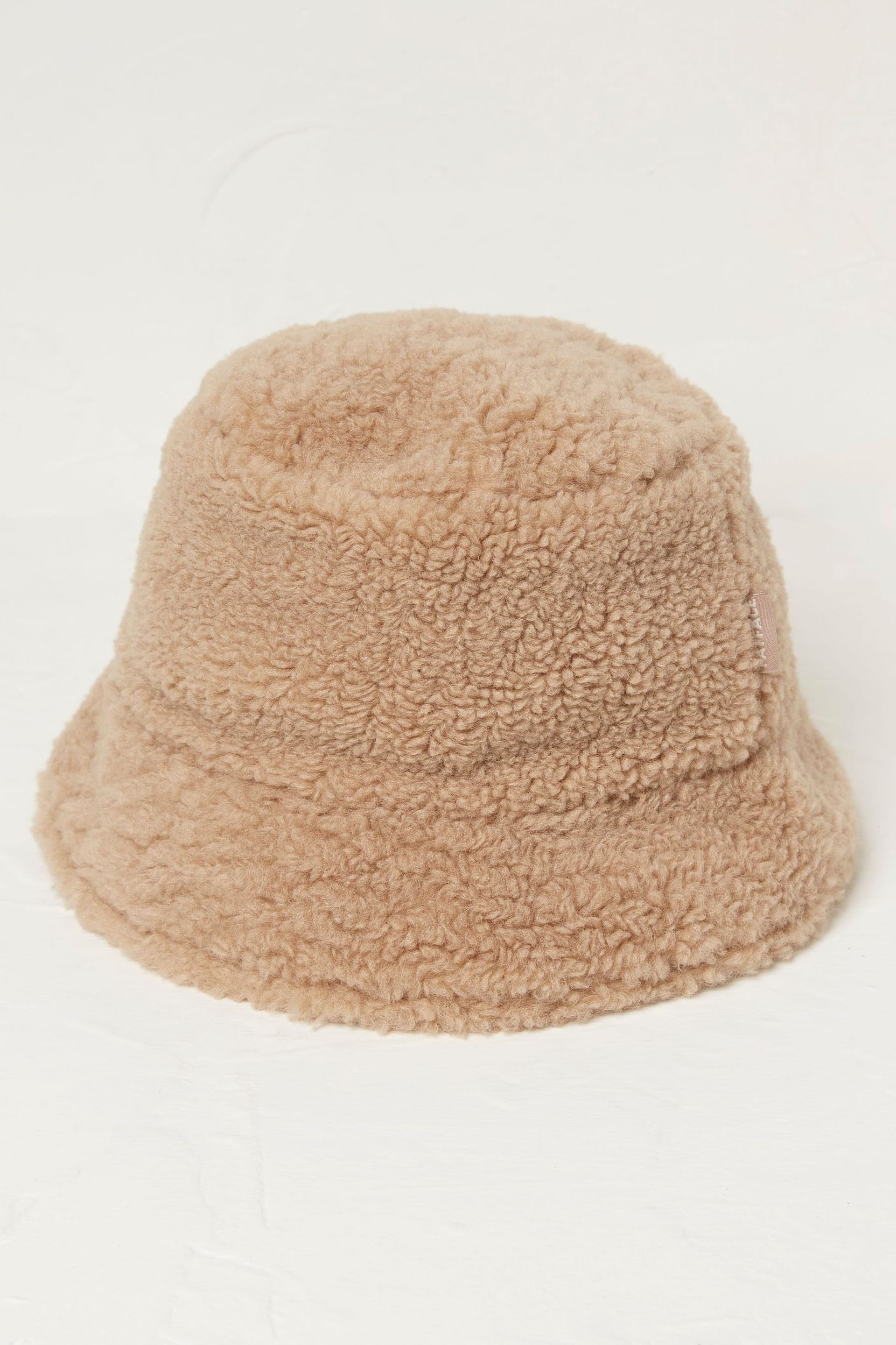 FatFace Brown Borg Bucket Hat - Image 1 of 3
