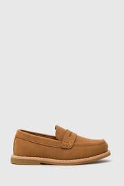 Schuh Brown Limit Loafers - Image 1 of 4
