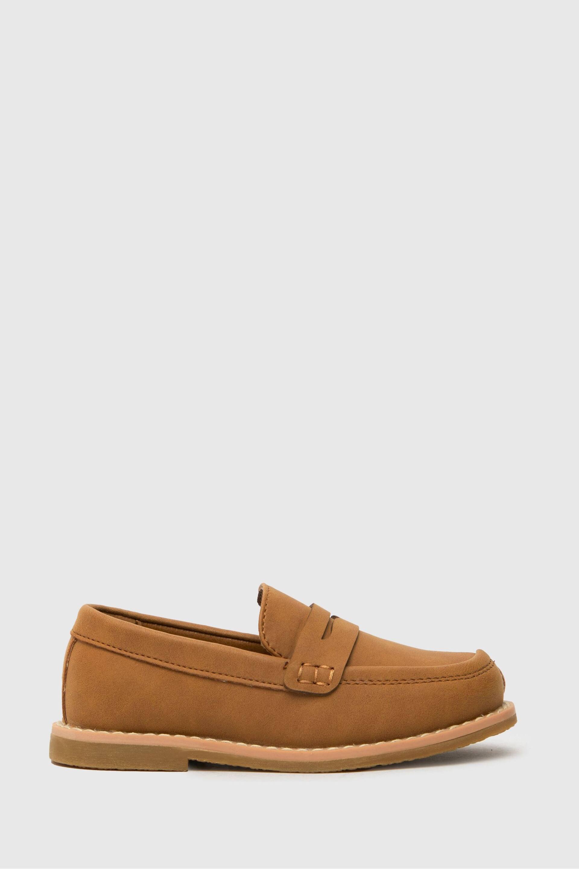 Schuh Brown Limit Loafers - Image 1 of 4