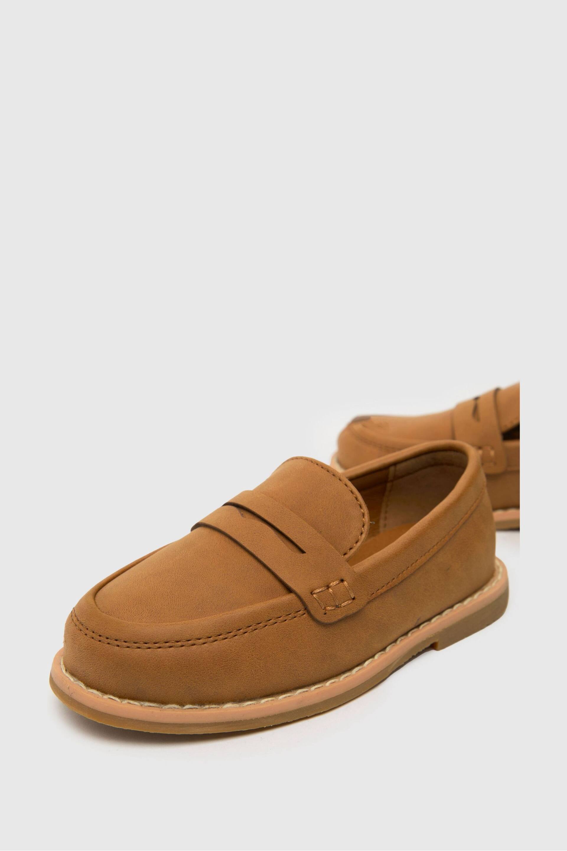 Schuh Brown Limit Loafers - Image 3 of 4