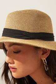 Gold Panama Hat - Image 2 of 3