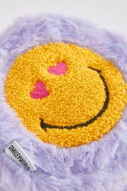 Lilac Purple SMILEYWORLD® Faux Fur Bag - Image 3 of 3