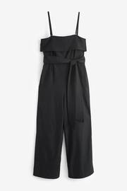 Black Belted Jumpsuit Contains Linen - Image 5 of 6