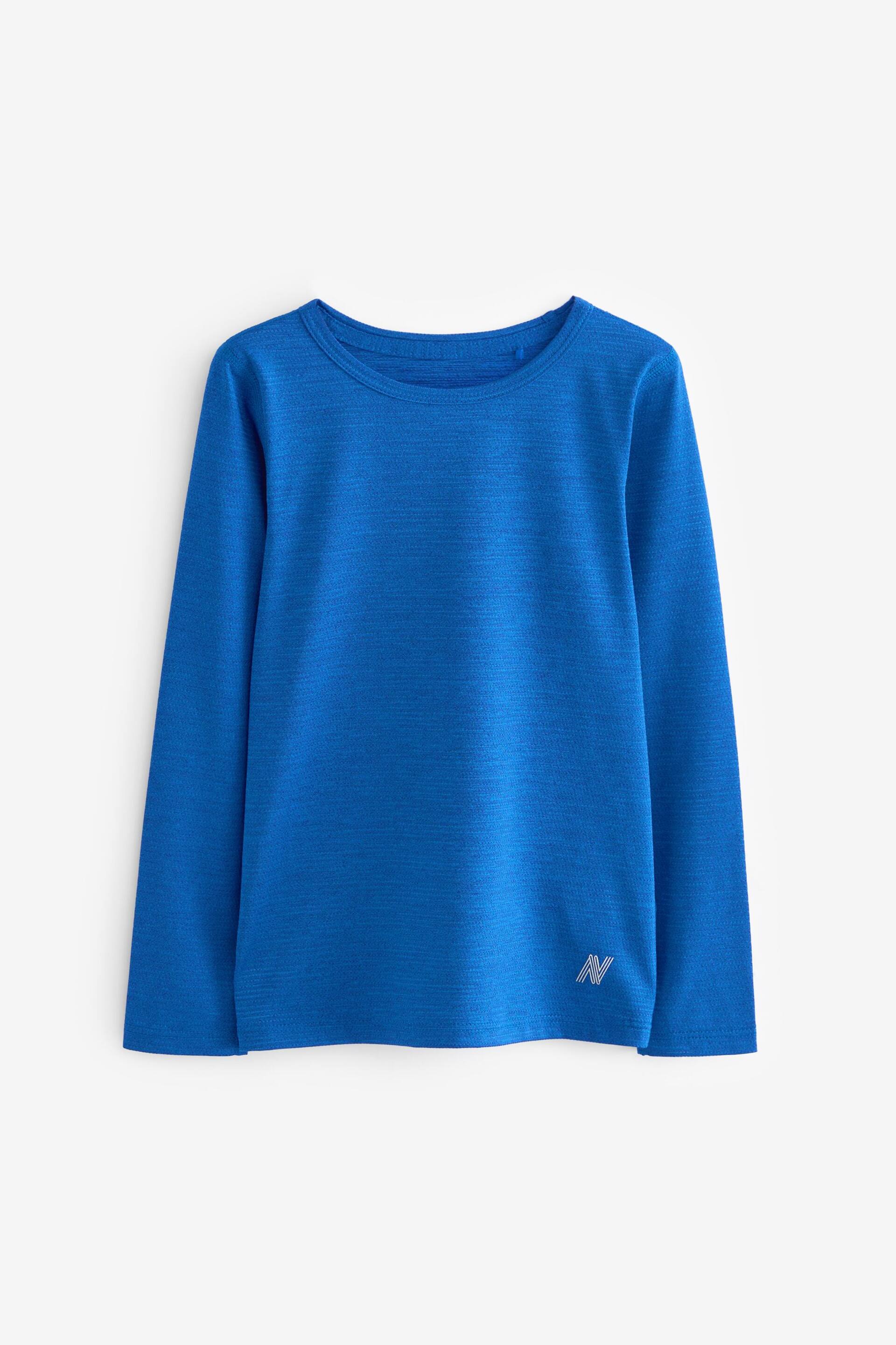 Cobalt Blue Base Layer Long Sleeve Top (3-16yrs) - Image 1 of 3