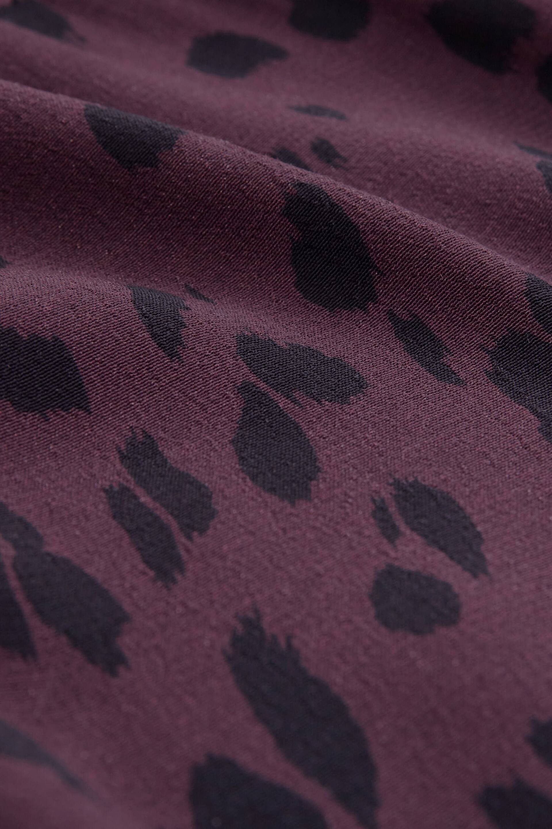 Celtic & Co. Purple Printed Long Sleeve Shirt - Image 4 of 7