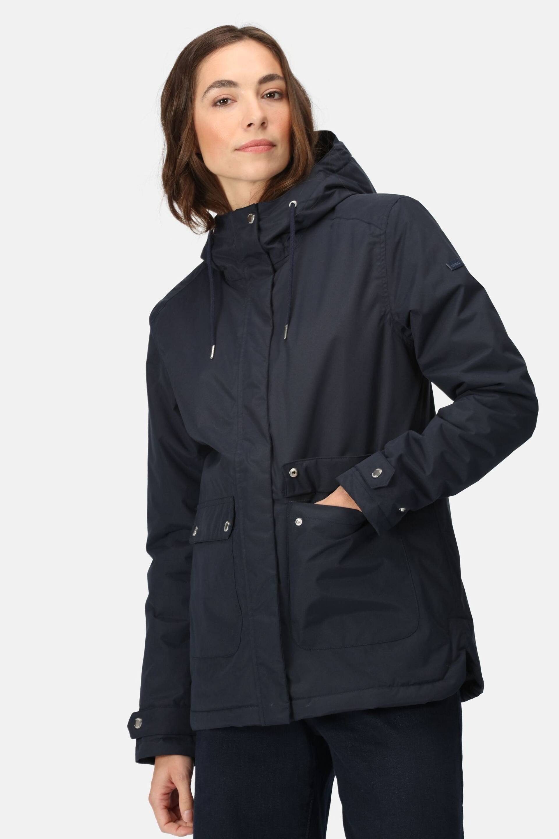 Regatta Navy Broadia Waterproof Thermal Insulated Jacket - Image 1 of 8