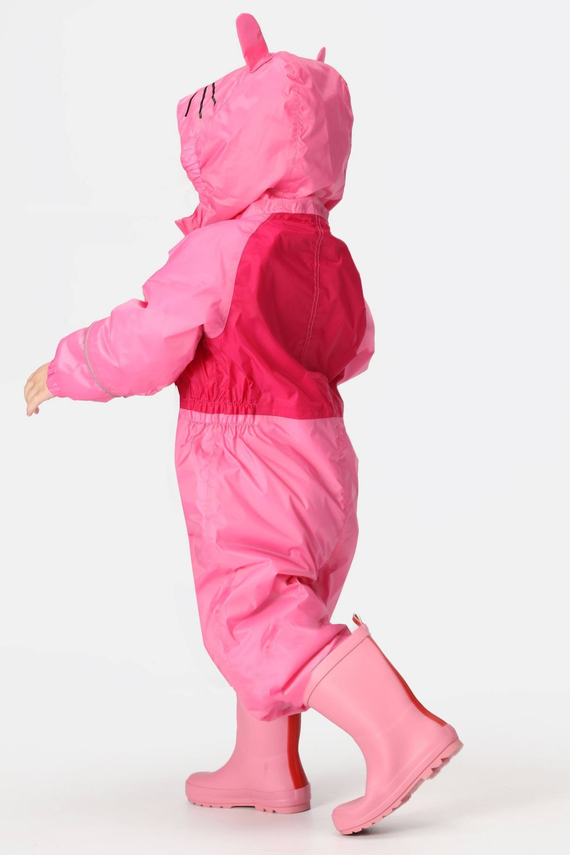 Regatta Pink Mudplay III Waterproof Puddlesuit - Image 2 of 5