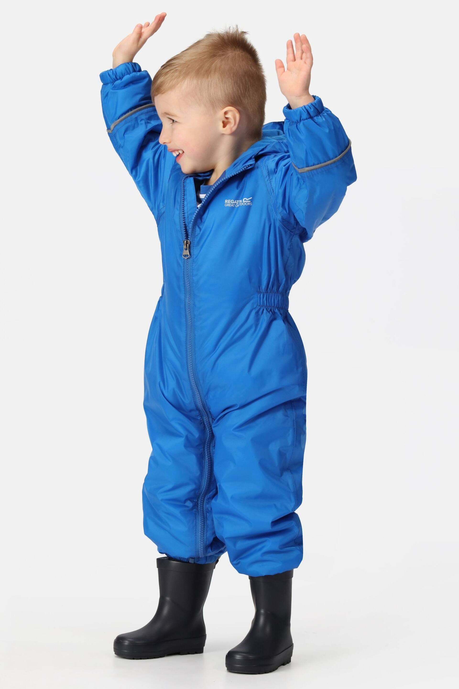 Regatta Blue Splosh III Waterproof Puddlesuit - Image 3 of 4