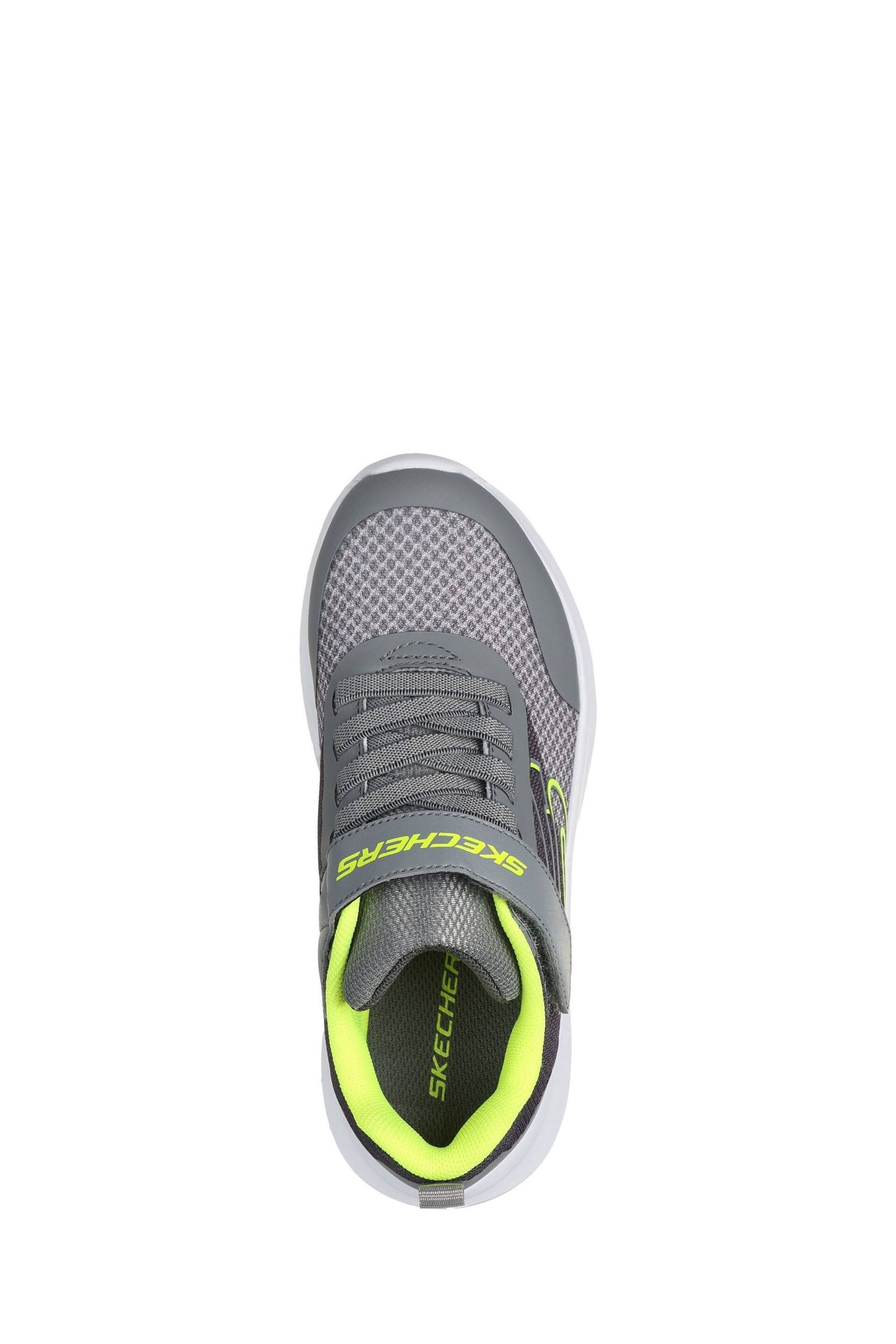 Skechers Grey Fast Solar Squad Trainers - Image 4 of 5
