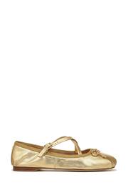 Circus NY Gold Zuri Ballerina Shoes - Image 1 of 7