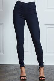 Sosandar Blue Soft Touch Jeggings - Image 2 of 4